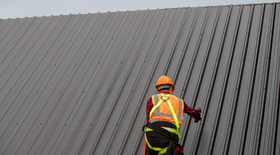 Professional metal roof installation services in Hobson, MT